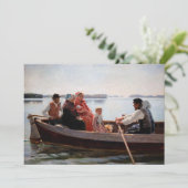 Albert Edelfelt - Naar het Doopfeest Kaart (Staand voorkant)