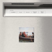 Albert Edelfelt - Naar het kerstfeest Magneet (Insitu (Vaatwasser))