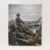 Albert Edelfelt - Op Zee Legpuzzel (Verticaal)