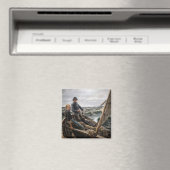 Albert Edelfelt - Op Zee Magneet (Insitu (Vaatwasser))