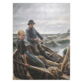 Albert Edelfelt - Op Zee Tafelkleed (Voorkant)
