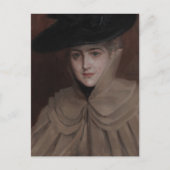 Albert Edelfelt - Portret van een jonge vrouw Briefkaart (Voorkant)