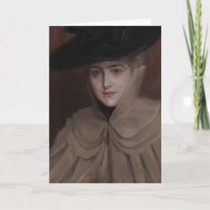 Albert Edelfelt - Portret van een jonge vrouw Kaart