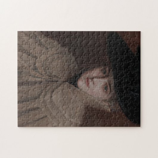 Albert Edelfelt - Portret van een jonge vrouw Legpuzzel (Horizontaal)