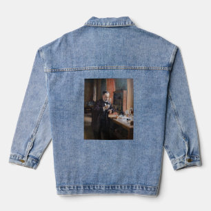 Albert Edelfelt - Portret van Louis Pasteur Denim Jacket