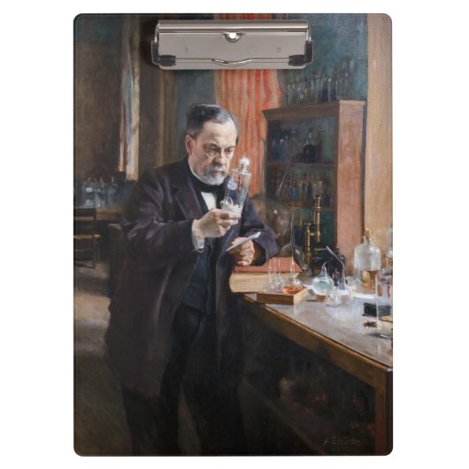 Albert Edelfelt - Portret van Louis Pasteur Klembord (Voorkant)
