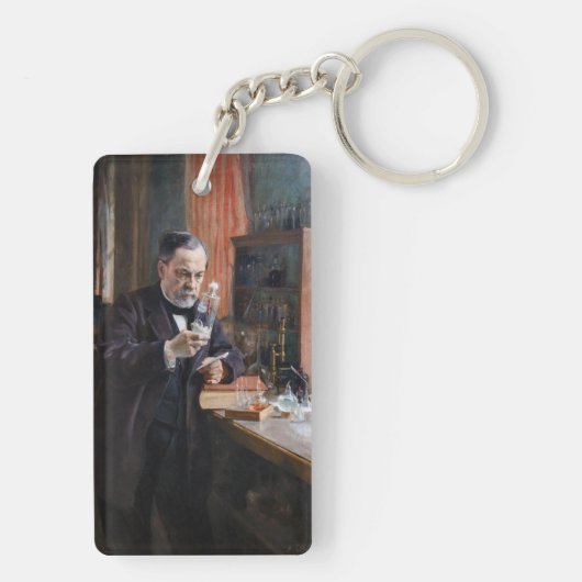 Albert Edelfelt - Portret van Louis Pasteur Sleutelhanger (achterkant)