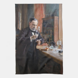 Albert Edelfelt - Portret van Louis Pasteur Theedoek