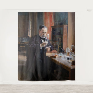 Albert Edelfelt - Portret van Louis Pasteur Wandkleed