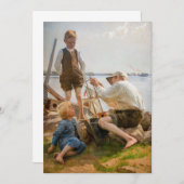 Albert Edelfelt - Scheepsbouwers Kaart (Voorkant / Achterkant)