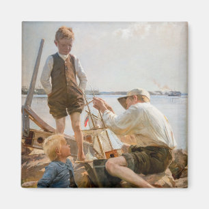 Albert Edelfelt - Scheepsbouwers Magneet