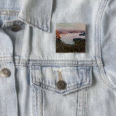 Albert Edelfelt - Uitzicht over Haikko Vierkante Button 5,1 Cm (In situ)