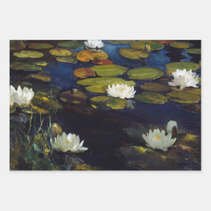 Albert Edelfelt - Water Lilies, Studie Inpakpapier Vel