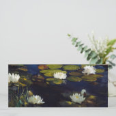 Albert Edelfelt - Water Lilies, Studie Kaart (Staand voorkant)