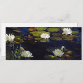 Albert Edelfelt - Water Lilies, Studie Kaart (Voorkant / Achterkant)