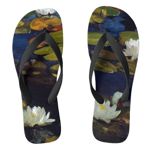 Albert Edelfelt - Water Lilies, Studie Teenslippers (Voetbed)