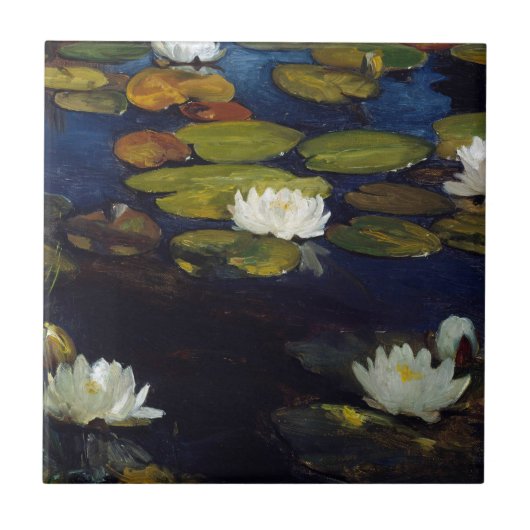 Albert Edelfelt - Water Lilies, Studie Tegeltje (Voorkant)