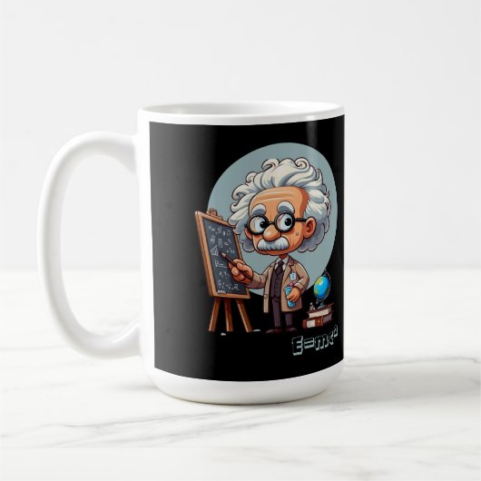 Albert Einstein Koffiemok (Links)