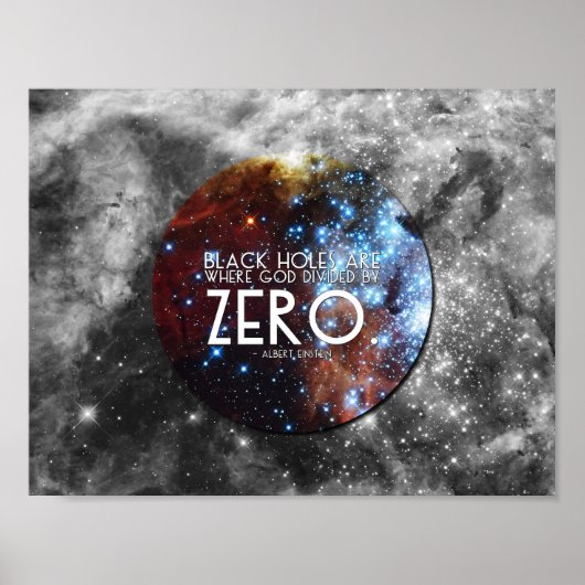 Albert Einstein Quote Poster (Voorkant)