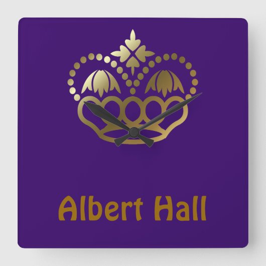 Albert Hall Vierkante Klok (Voorkant)
