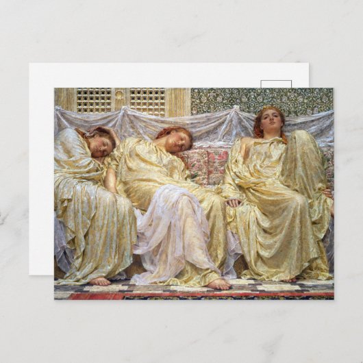 Albert Joseph Moore Dreamweaver Briefkaart (Voorkant / Achterkant)