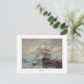 Albert Lebourg #188 - Carte postale d'art fin (Debout devant)