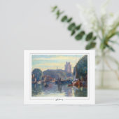 Albert Lebourg #30 - Carte postale d'art fin (Debout devant)
