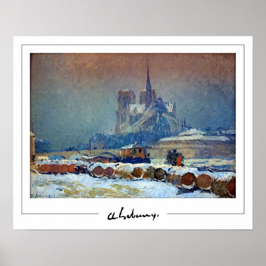 Albert Lebourg Zedign Art Poster #78 (Voorkant)