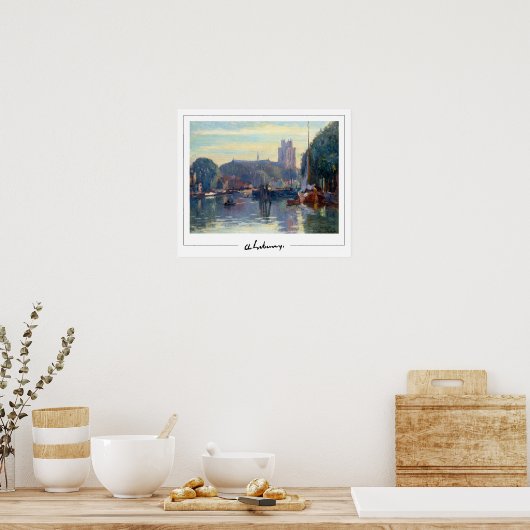 Albert Lebourg Zedign Poster d'art #30 (Cuisine)