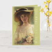 Albert Lynch Eternal sunshine CC0556 Wenskaart Kaart (Gele Bloem)