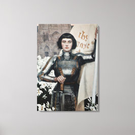 Albert Lynch - Jeanne d'Arc Canvas Afdruk