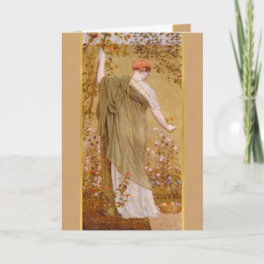 Albert Moore A garden CC0723 Carte de voeux (Devant)