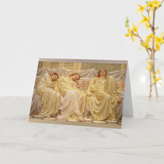 Albert Moore Dreamweaver CC0725 Wenskaart Kaart (Gele Bloem)