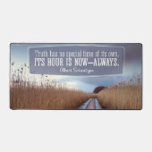 Albert Schweitzer Inspirerend Quote "Truth" Bureaumat (Voorkant)