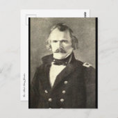 Albert Sidney Johnston Briefkaart (Voorkant / Achterkant)