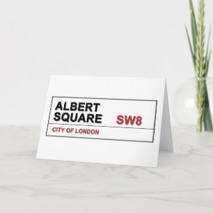 Albert Square Londen Feestdagen Kaart