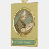 Albert the Great (BK 013) Verguld Banner Ornament (Links)