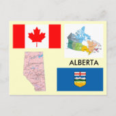 Alberta, Canada Briefkaart (Voorkant)