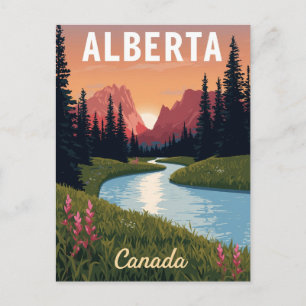 Alberta Canada Rocky Mountains Briefkaart