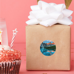 Alberta, Canada Ronde Sticker