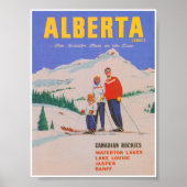 Alberta Canada  Ski Poster (Voorkant)