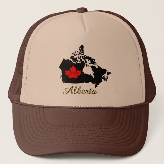 Alberta Customable Love Province Canada casquette (Devant)