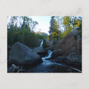 Alberta Falls bij zonsopgang in de Rocky Mountains Briefkaart