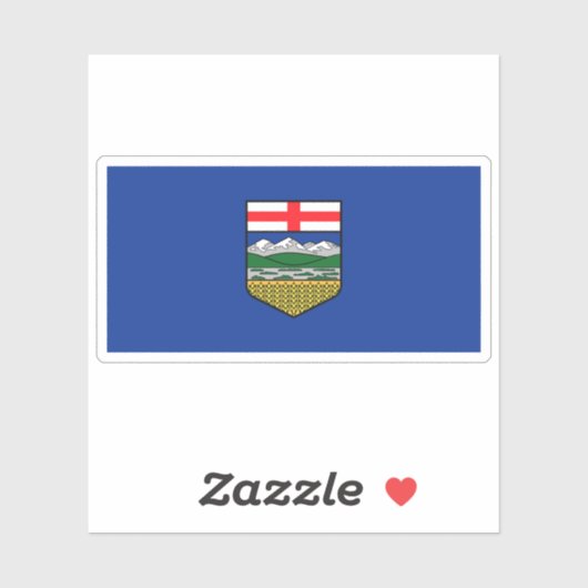 Alberta Flag Graphic Sticker (Vel)