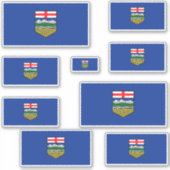 Alberta Flags Graphic Sticker (Voorkant)