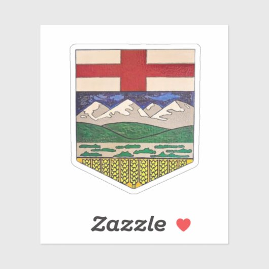 ALBERTA FORTIS ET LIBER, STICKER (Vel)