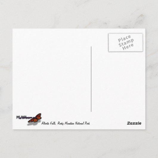 Alberta Herfsten in het najaar in het Rocky Mounta Briefkaart (Achterkant)