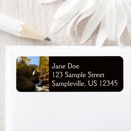 Alberta Herfsten in het najaar in het Rocky Mounta Etiket (Insitu)