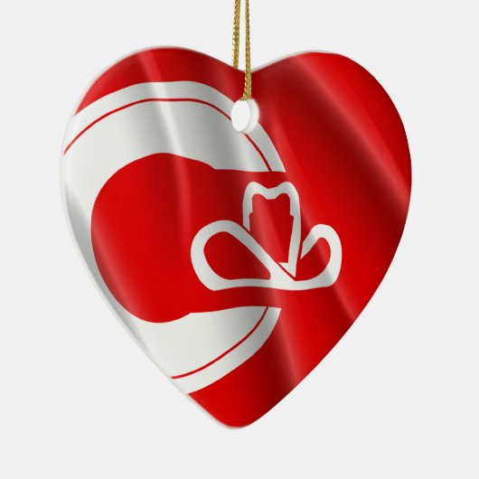 ALBERTA KERAMISCH ORNAMENT (Rechts)