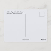 Alberta Legislature Building Alberta Canada Briefkaart (Achterkant)